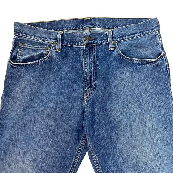 Polo Ralph Lauren Classic 867 Jeans Size 34x30 Leather Tag Small Spot on Leg - Picture 2 of 10